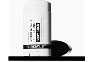The INKEY List Glycolic Acid Exfoliating Body Stick 45g, Multiple Concerns, One Targeted Solution, Delivers Deep, Effective Exfoliation, Fragrance Free, Suitable For All Skin Types
