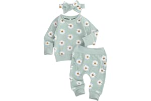 MA&BABY Newborn Infant Baby Girl Clothes Set Sweatshirts Tops Pants Toddler Girl Outfits Gifts 3 6 9 12 18 24 Months
