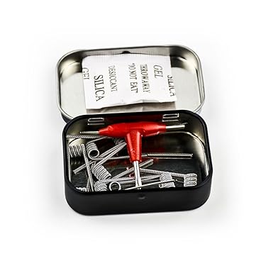 Demon Killer Vorkompilierte Staple Staggered Fused Vape Clapton Coils, Clapton Draht, Kanthal A1 + SS316L Spule Heiz-Draht fü