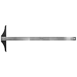 Pacific Arc 30 Inch T Square, Traditional Stainless