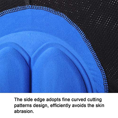 ZHX Thick 3D Gel Padded Cushion Bike Bicycle Cycling Underwear Sports Shorts Summer Men's Breathable Outdoor Riding Pants Blue L - Thumbnail 6