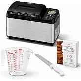 Zojirushi 2 lb Bread Machine Bundle | Knife, measuring cup, cookbook, (4 items)