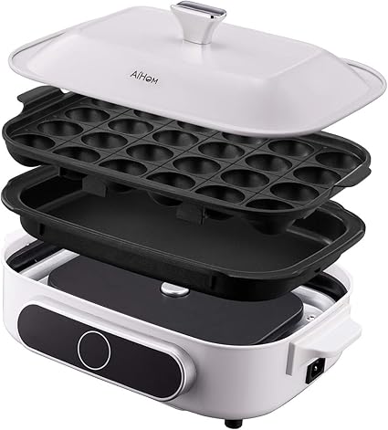 Amazon Aihom ホットプレート 平面 たこ焼き器プレート 標準 マルチポット グリル鍋 たこ焼き 焼肉マル ワンタッチ操作 温度調節 家電 デジタル表示 約 幅38 奥行26 高さ17cm 2 5l 白 蓋付き Aihom ホットプレート 通販 Amazon Aihom ホットプレート 平面 たこ焼き器プレート 標準 マルチポット グリル鍋 たこ焼き 焼肉マル ワンタッチ操作 温度調節 家電 デジタル表示 約 幅38 奥行26 高さ17cm 2 5l 白 蓋付き Aihom ホットプレート 通販