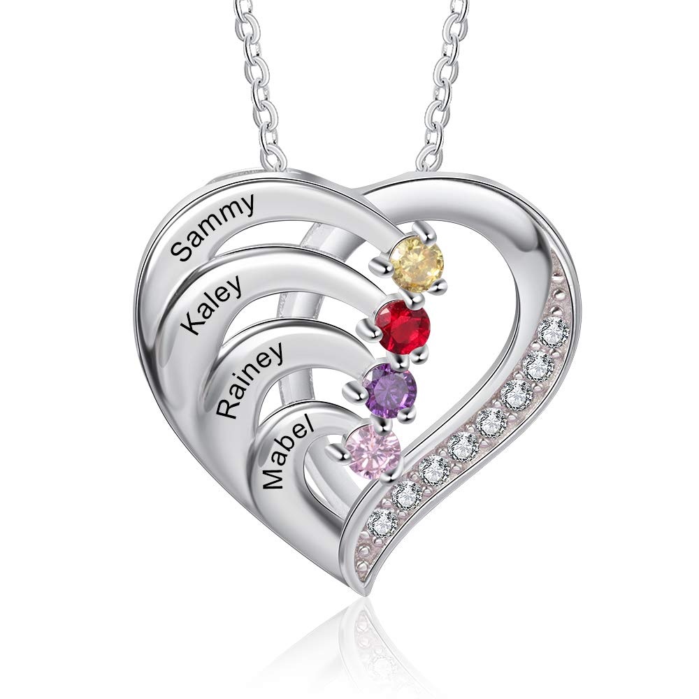 Promise Necklace Engraved Names 