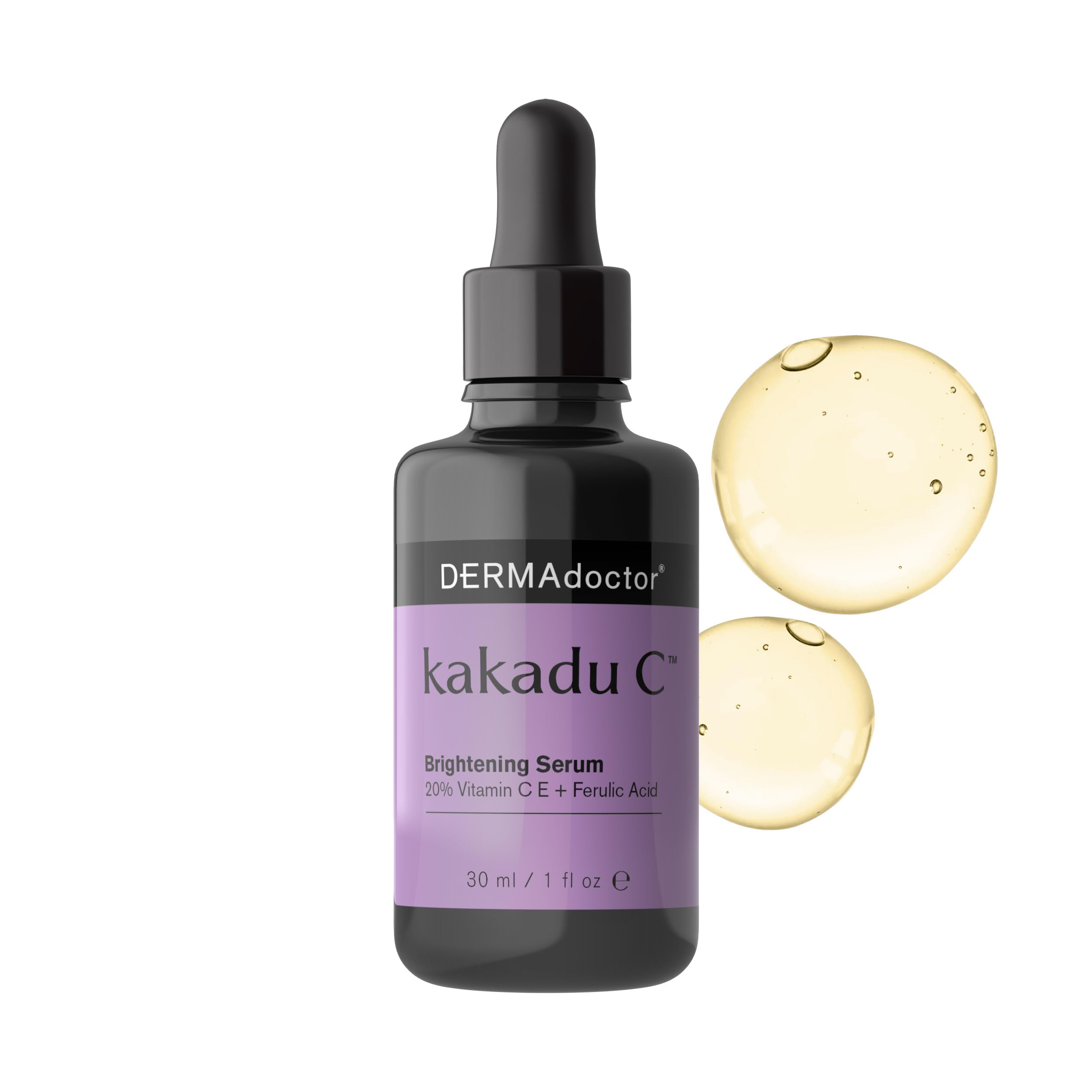 DERMAdoctor Kakadu C Vitamin C Serum – Brightening Anti-Aging Face Serum for Dark Spots, Uneven Skin Tone & Fine Lines – 30 Millilitres (20282-7)