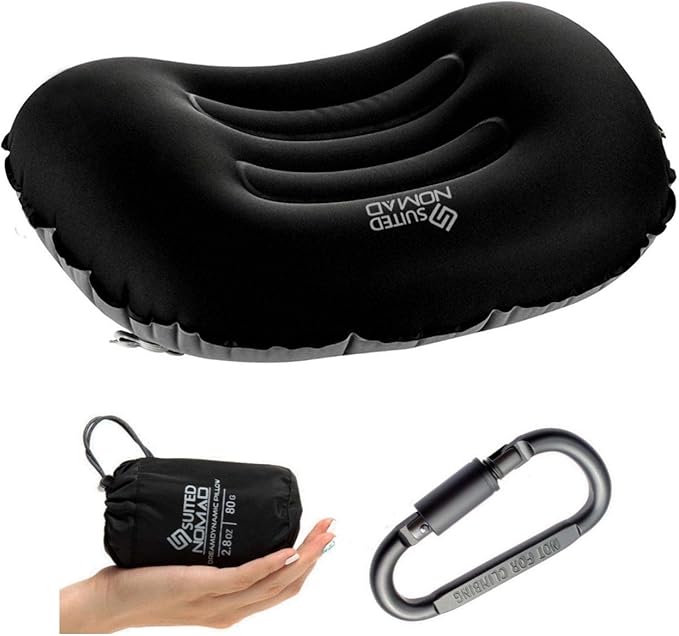 SUITEDNOMAD Ultralight Inflatable Pillow for Camping and