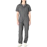 Amazon Basics Women's Regular-Fit Short Sleeve Coveralls