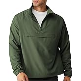 Opomelo Men's Athletic Quarter Zip Pullover Golf Hiking Running Lightweight Jacket Workout Sweatshirt With Pocket