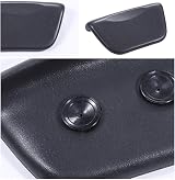 TXYFYP Black PU Leather Bath Pillow Waterproof Anti Slip Suction Cups Spa Neck view 5