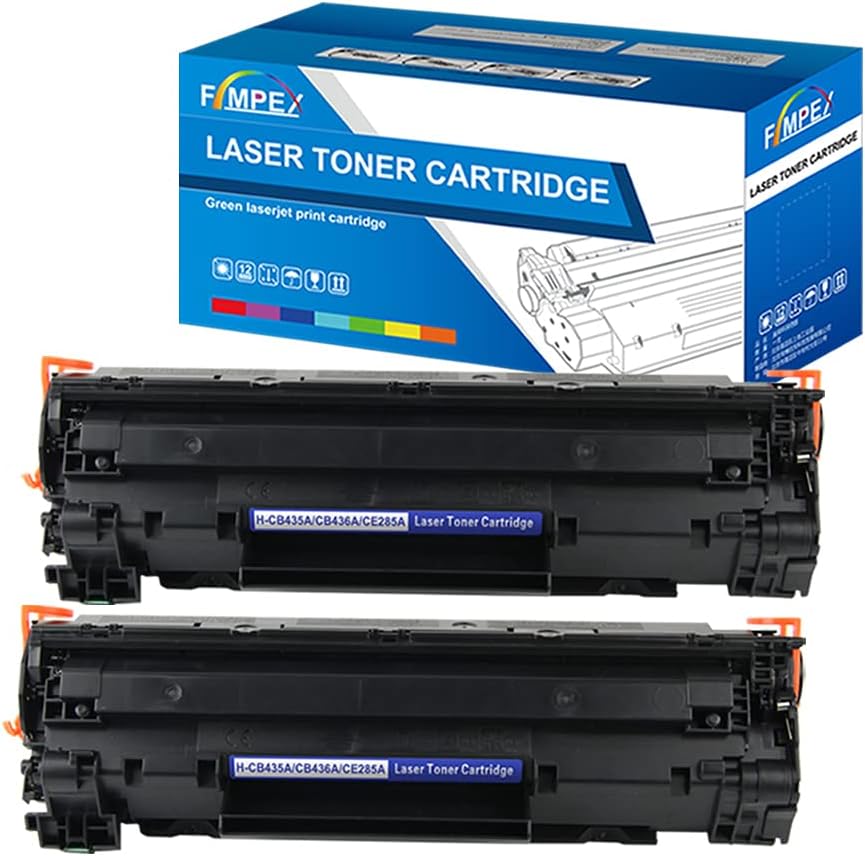 Fimpex 2PK Black Toner Cartridge CE285A for HP LaserJet Pro M1132 M1217 P1102