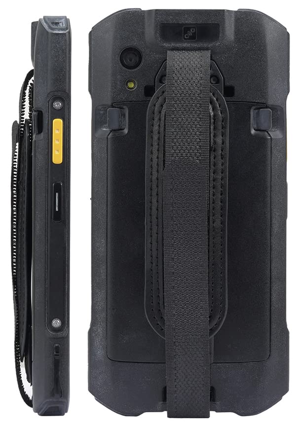 Hand Strap for Zebra TC21 TC22 TC26 TC27 TC53 TC58 TC73 TC78 Mobile Computer Scanner - Adjustable on Both Ends - Finger Grip Palm Harness Black