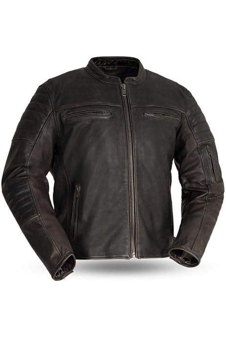 Dino Leather Motorcycle Jacket 