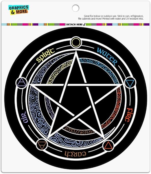 Amazon Com Graphics More Pentagram Pentacle Star Wiccan Witch