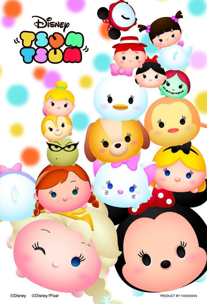 70 Piece Jigsaw Puzzle Prism Art Petit Disney Tsum Tsum Girls (10x14.7cm) by Yanoman