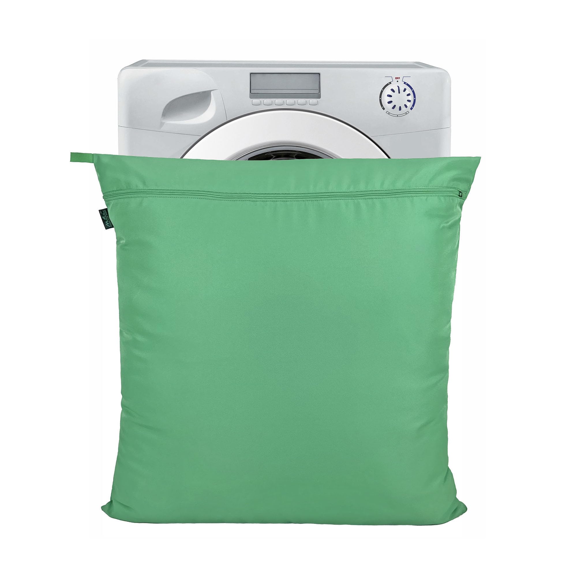 Moorland Rider - Jumbo, Green Pet Wear Wash Bag. Stops Pet Hair Blocking The Washing Machine. Zip Front Closure With Hanging Loop. Traps Fur, Lint & Debris During The Wash Cycle (75cm x 80cm) — image 1