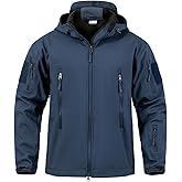 ReFire Gear Men's Army Special Ops Military Tactical Jacket Softshell Fleece Hooded Outdoor Coat