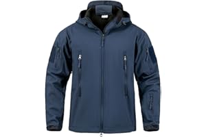 ReFire Gear Men's Army Special Ops Military Tactical Jacket Softshell Fleece Hooded Outdoor Coat