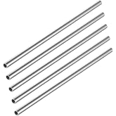 5 Pieces 304 Stainless Steel Round Tube - 10mm OD, 8mm ID, 300mm Length-786911