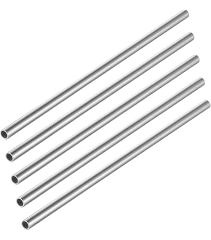 uxcell Tube rond en cuivre de 8 mm de diamètre extérieur x 6 mm de diamètre intérieur de 500 mm de long