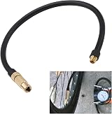 tinshow 2-in-1 Schrader Presta Valve Adapter 40cm Extension Hose view 7