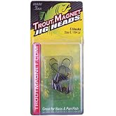 Leland Lures Trout Magnet Black Jigheads Fishing Equipment,Black/Silver, 1/64oz