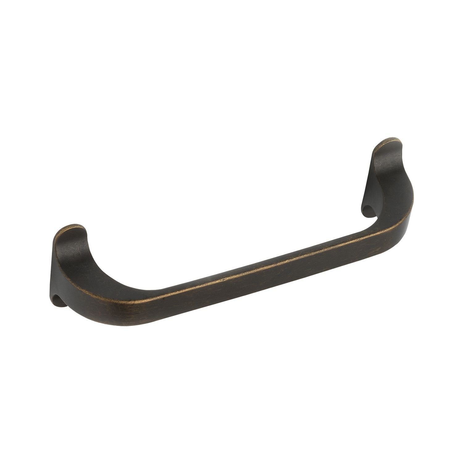 Furnipart Locker LA Handle 128 mm Antique Furniture Handle Width 140 mm Die-Cast Zinc Antique Brown