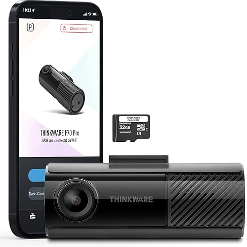 THINKWARE F70 PRO Dash Cam, 1080P Full HD WiFi Dashcam for Car