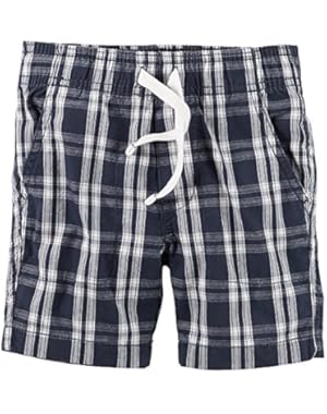 Carter's Baby Boys' Woven Short- Plaid- (18 Months)