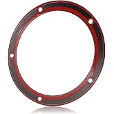 Pleoos 5 Holes Twin Cam Derby Cover Gasket 25416-99X Compatible with Harley Touring Dyna Electra Glide Softail Fatboy FXD 1999-2016 (1 Pcs)