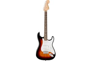 FENDER Squier Affinity Series Stratocaster Electric Guitar, with 2-Year Warranty, 3-Color Sunburst, Laurel Fingerboard