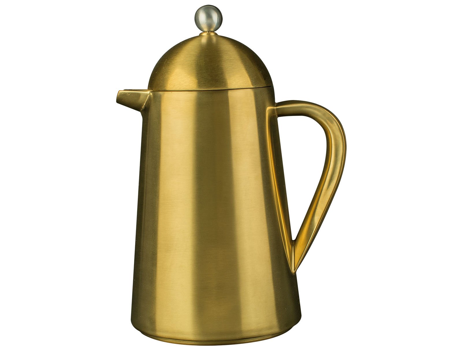 La Cafetière Thermique Insulated 3-Cup Cafetière French Press Coffee Maker, Brushed Gold - 350ml (½ pint) — image 1