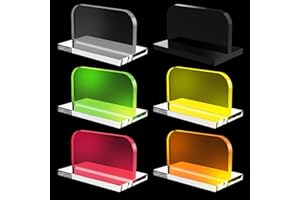 NestBasics 6pcs aquarium lid hinge acrylic fish tank glass canopy handle fish tank hood top cover replacement double tape pull handle