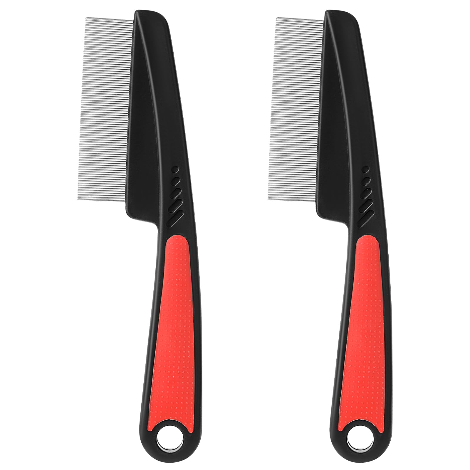 Gjinxi Dandruff Removal Comb, Stainless Steel Fine Tooth Comb for Dandruff and Debris, High Strength Teeth Hair Combs for Thick, Curly, and Long Hair, Professional Thin Combs Scalp Care Tool