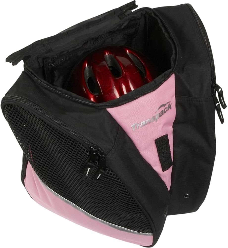 Transpack Solid Color Ice Skate Backpack - Black One Size : Ice Skating Bags : Sports & Outdoors