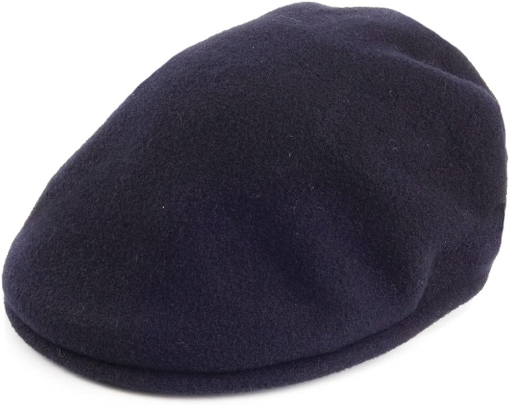 Kangol 504 Wool Flat Cap Navy Blue Amazon.co.uk Clothing