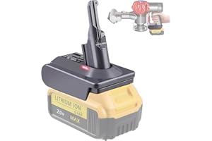BTRUI for Dyson V8 Battery Adapter for Dewalt 20V Battery Convert to for Dyson V8 Series Animal Fluffy Motorhead Handheld Vacuum Battery Converter (only DW20V8 Adapter)