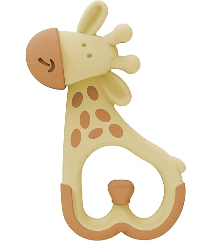 Mecmbj Anneaux De Dentition Bébé – Tubes Mâcheurs Creux En Silicone Alimentaire, Jouets Soulage-Gencives Doux Et Sûrs (Rose/Bleu/Vert)