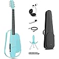 Enya NEXG 2 Acoustic-Electric Guitar Carbon Fiber Travel Smart Audio Guitar with 50W Wireless Speaker, Wireless Microphone, Hi-Fi Monitor Earphones, Footswitch, Charging Stand, and Gigbag