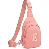 cotmcor Kids Crossbody Small Sling Bag Initial Girls Fanny Pack Cute Purse Chest Bags for Girl Gifts