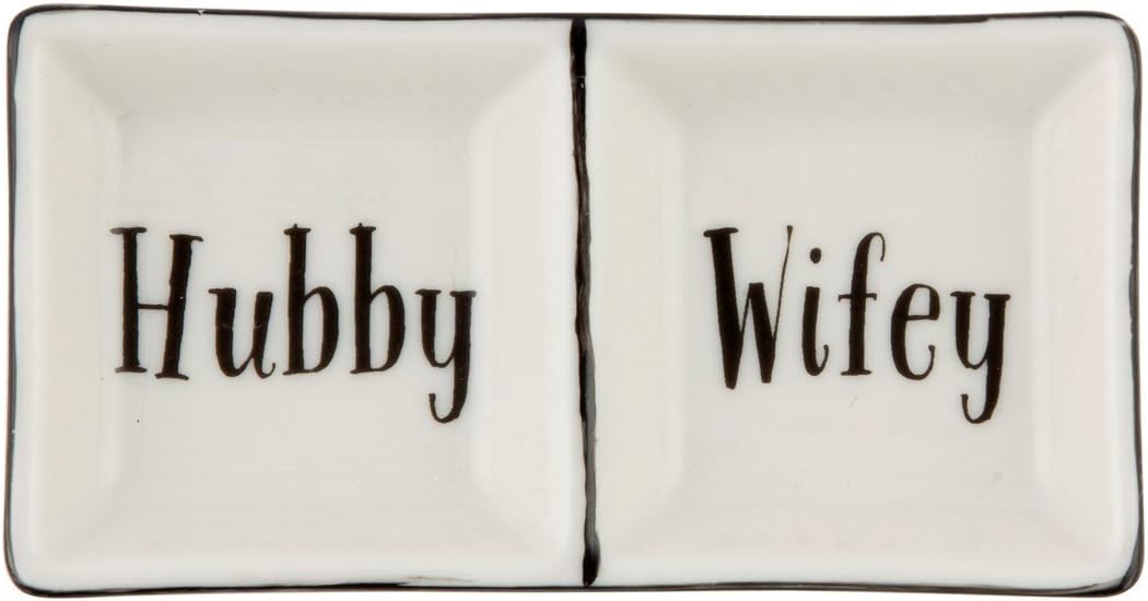 Hubby & Wifey Trinket Dish