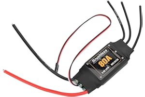 Generic 80A Brushless ESC for RC Aircraft, Smooth Speed Control, for Enthusiasts ((80A))