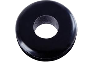 Jandorf Specialty Hardware 61498 Grommet, 1/4 in Id X 5/8 in Od X 1/4 in T, Rubber, Black