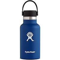 Hydro Flask Water Bottle | Stainless Steel & Vacuum Insulated | Standard Mouth with Leak Proof Flex Cap| Multiple Sizes & Colors