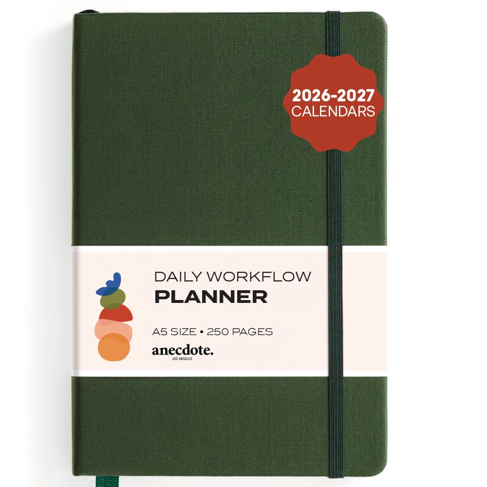 Photo 1 of ***FACTORY SEALED**Anecdote 2026-2027 Planner: A Monthly, Weekly & Daily Planner with Calendar | 8.5" x 5.2" | Hardcover To-Do List Organizer, Planning Your Success, Start Anytime, Achieve Productivity Goals (Evergreen)