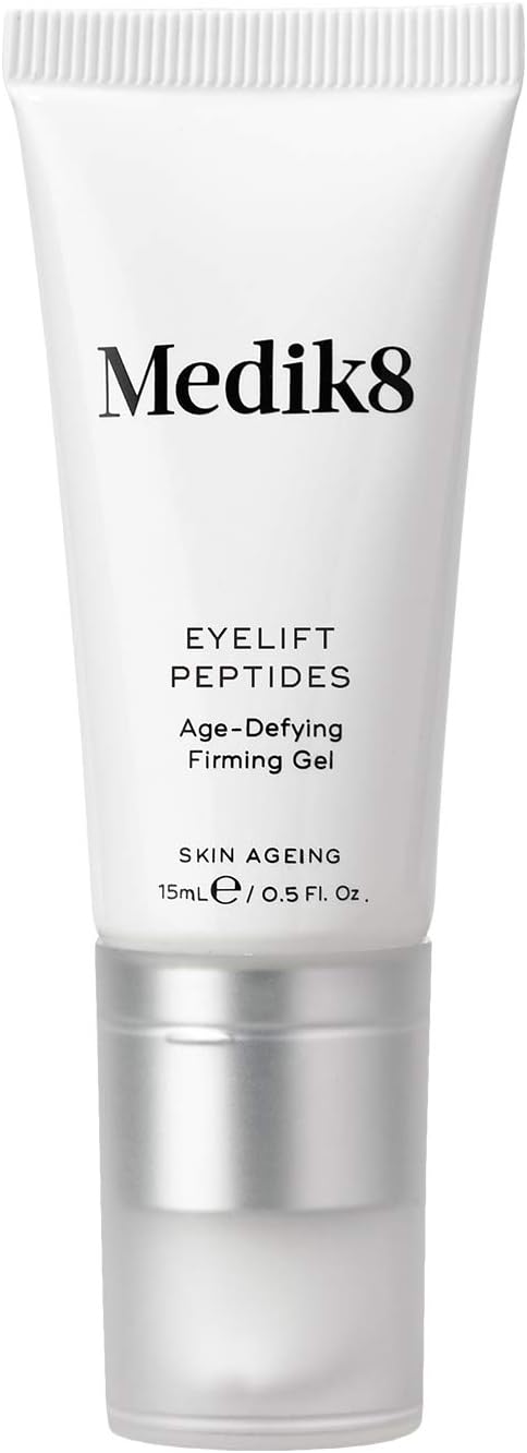 Medik8 Eyelift Peptides - Age-Defying Firming Gel - Reduce Under Eye Darkness and Puffiness - 15ml, White, 15 ml (Pack of 1)