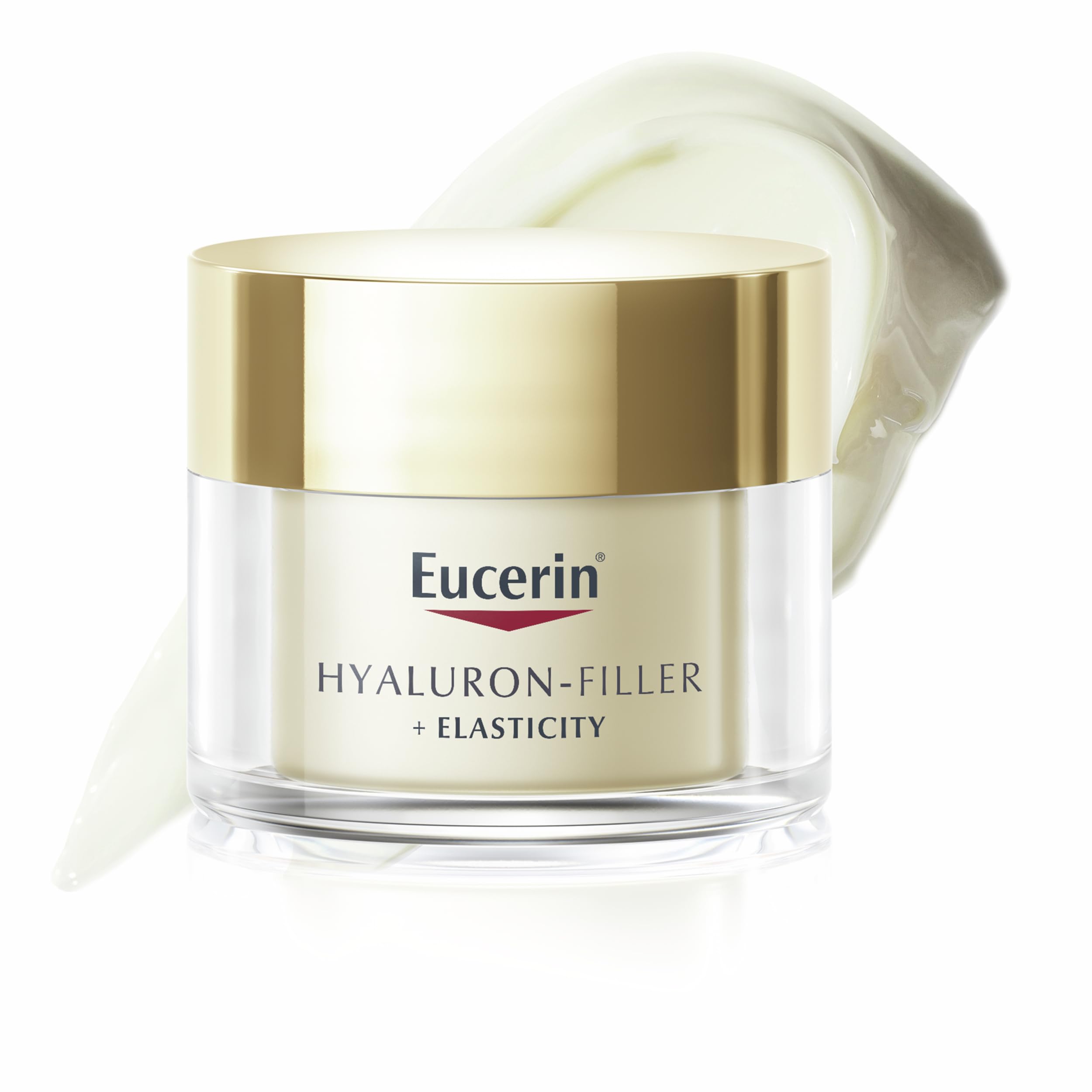 Eucerin Hyaluron-Filler + Elasticity Day Care SPF 15 50ml, Anti-Wrinkle Day Cream for Refined Skin, Nourishing Moisturiser with Hyaluronic Acid and Collagen