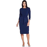 LAUNDRY BY SHELLI SEGAL womens Cap Sleeve Asymmetrical Midi With Knot Front  Dress, Black, X-Small US at Amazon Women's Clothing store