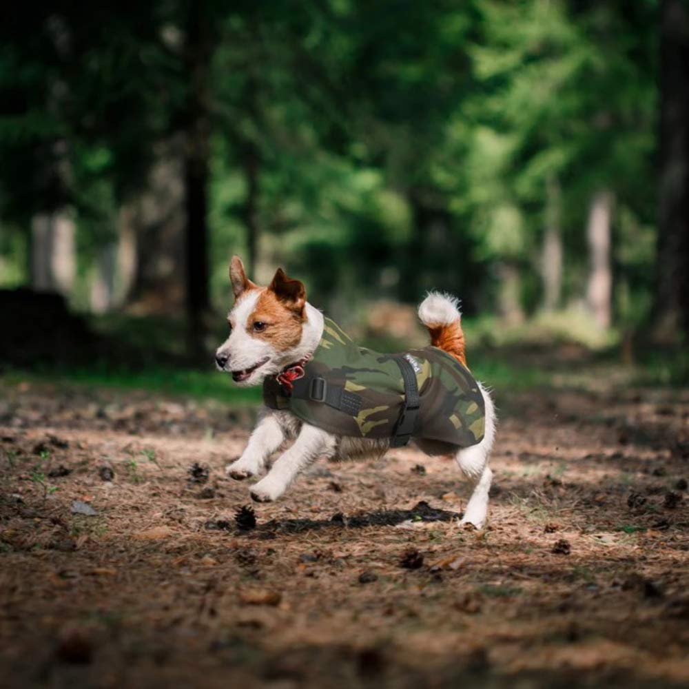 Flectalon 3 in 1 Dog Jacket, 16-Inch, Camouflage