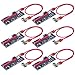 Rebbic VER009S 6-Pack PCI-E 16x to 1x Powered Riser Adapter Card w/4PIN, SATA and Graphic Card 6PIN Interface - 60cm USB 3.0 Extension Cable(GPU Riser Adapter Ethereum Mining ETH)