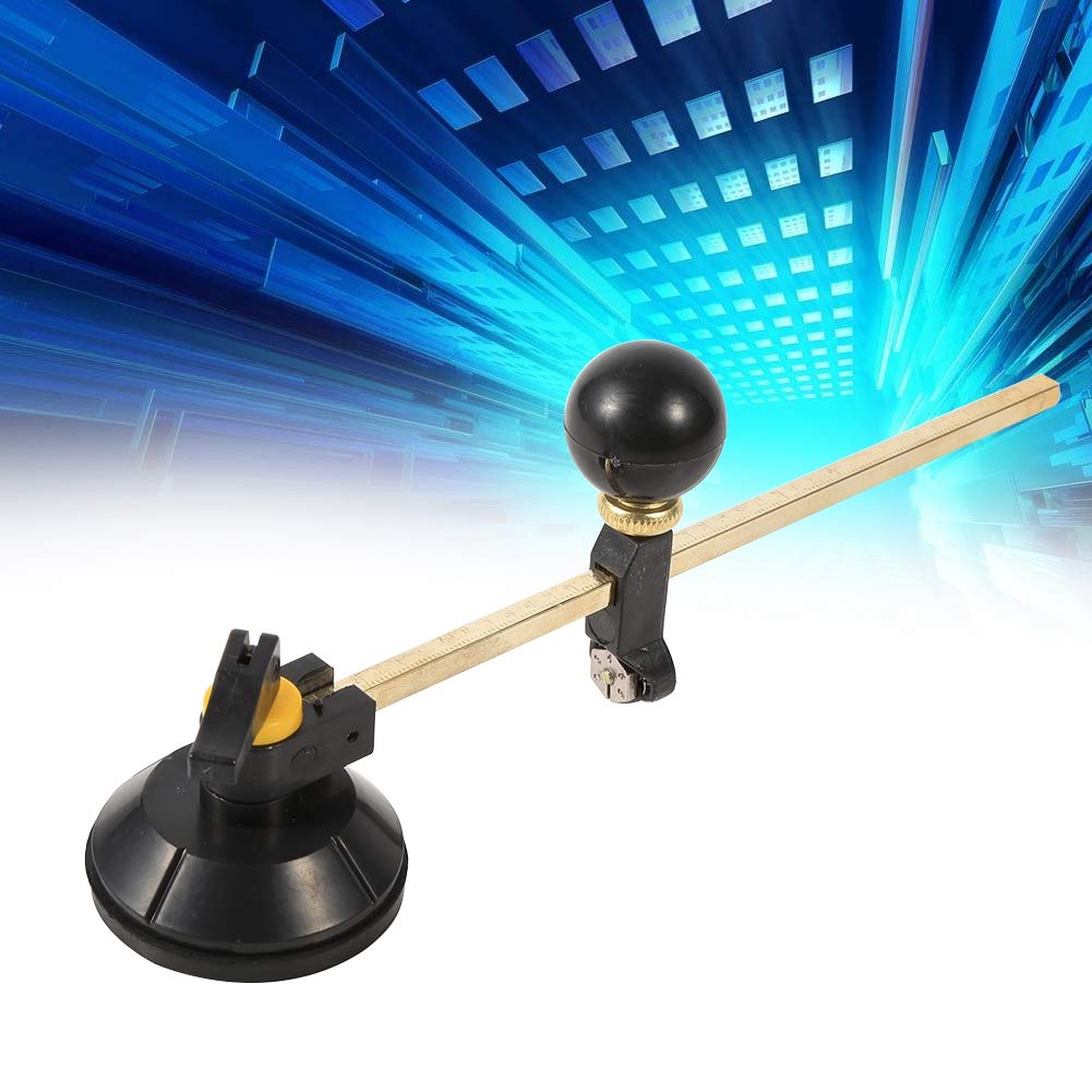 Professional Glass Circle Cutter Tool, Adjustable 40cm Diameter, Hand-Operated Precision Cutting Device